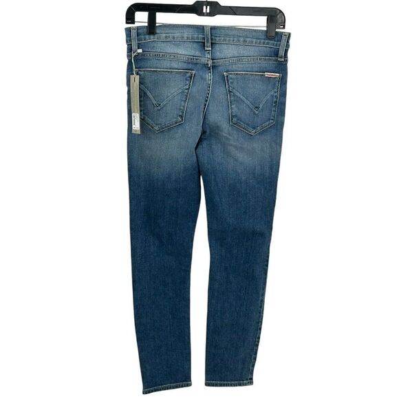 NWT Hudson Jeans Womens 27 Blue Nico Mid Rise SS Ankle Blue Falls - Picture 3 of 16